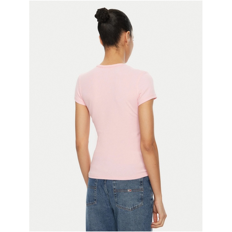 TOMMY JEANS Slim essential rib ss ext